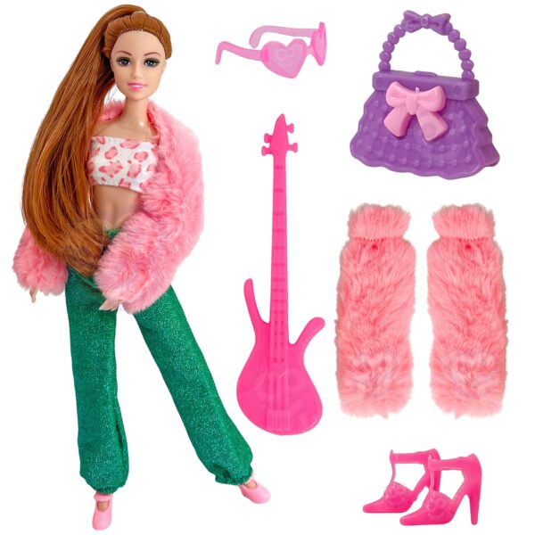 WOOPIE ROYAL Lalka Emi 30 cm - 12 Ukrytych Niespodzianek + Ubranka i Dodatki - 003