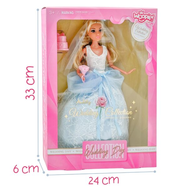WOOPIE ROYAL Lalka Modowa LILY Panna Młoda z Tortem - 006