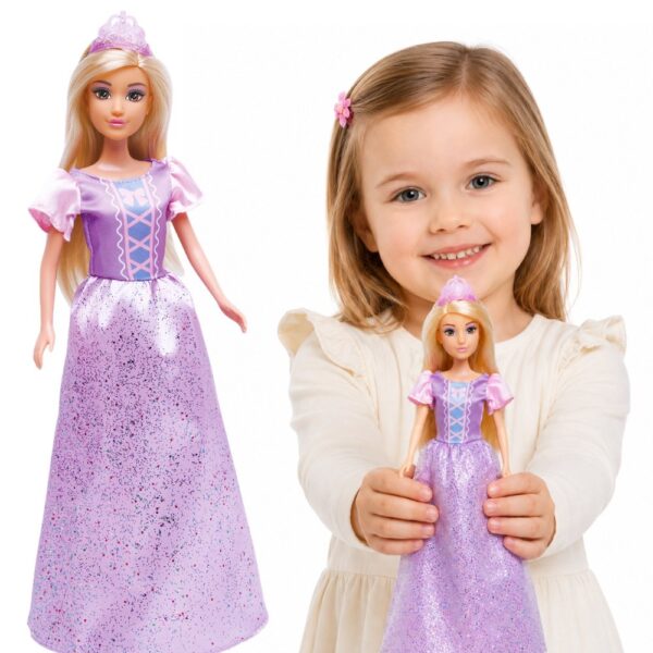 WOOPIE ROYAL Lalka Modowa LILY Piękna Księżniczka z Koroną - 001