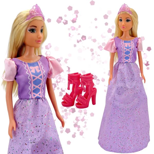 WOOPIE ROYAL Lalka Modowa LILY Piękna Księżniczka z Koroną - 003