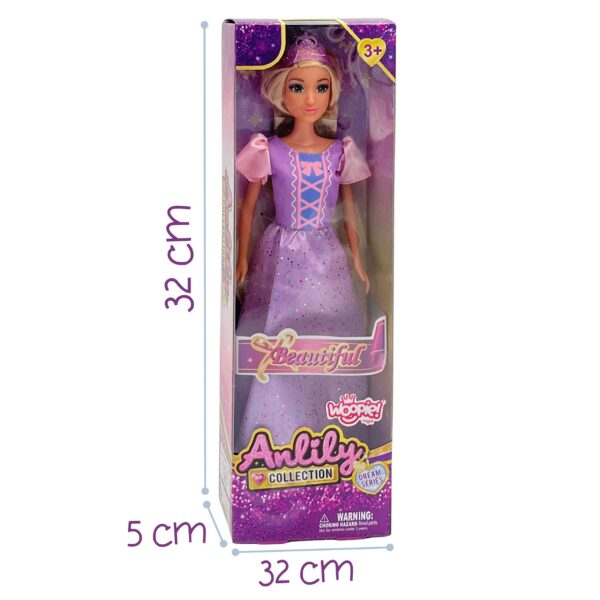 WOOPIE ROYAL Lalka Modowa LILY Piękna Księżniczka z Koroną - 004