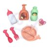 WOOPIE ROYAL Lalka Bobas 36 cm w Ubranku z Misiem Akcesoria do Karmienia - 012