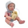 WOOPIE ROYAL Lalka Bobas 36 cm w Ubranku z Misiem Akcesoria do Karmienia - 013