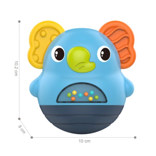 WOOPIE BABY Wańka Wstańka Słonik Grzechotka Sensoryczna Interaktywna 6m+ - 003