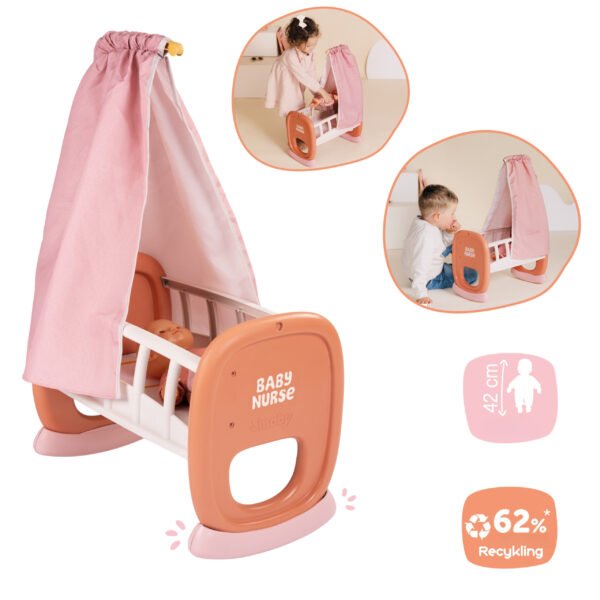 Smoby Baby Nurse Kołyska z Baldachimem - 007