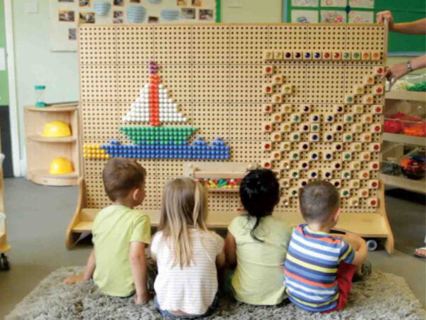 MASTERKIDZ  Wolnostojąca Tablica Naukowa Kreatywna STEM 166 x 125 - 002