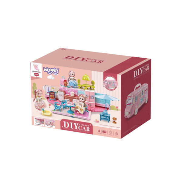 WOOPIE Kamper 2w1 Domek XXL Zestaw dla Lalek - 006