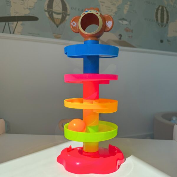 WOOPIE BABY Kulodrom Tor Kulkowy Zestaw Spirala + 3 Kulki - 002