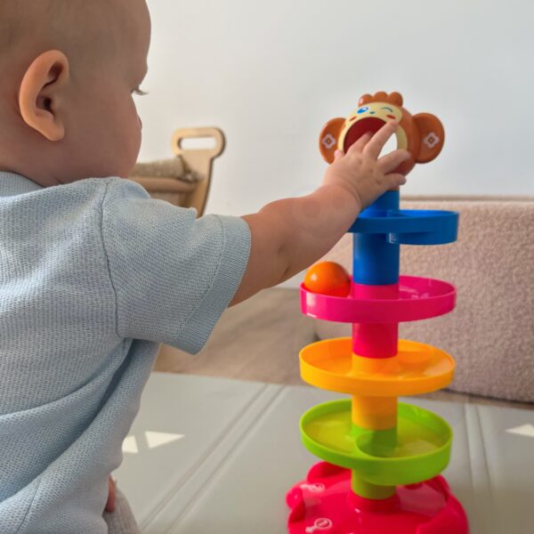 WOOPIE BABY Kulodrom Tor Kulkowy Zestaw Spirala + 3 Kulki - 003
