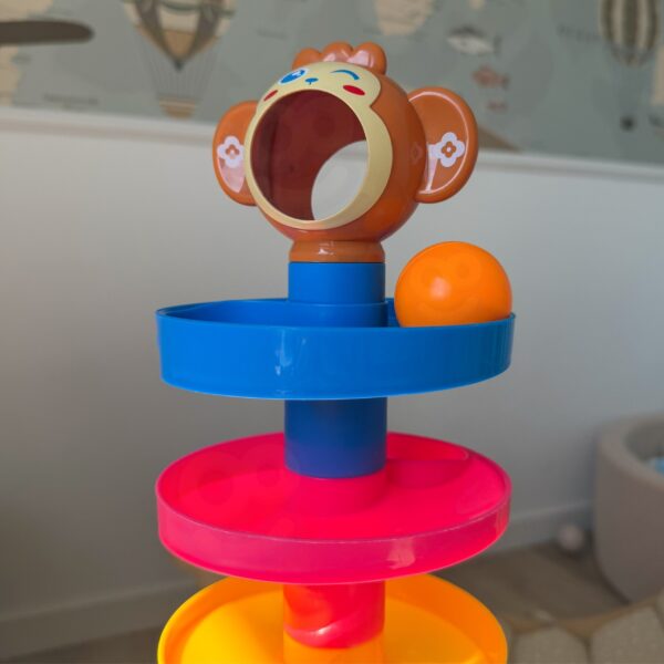 WOOPIE BABY Kulodrom Tor Kulkowy Zestaw Spirala + 3 Kulki - 004