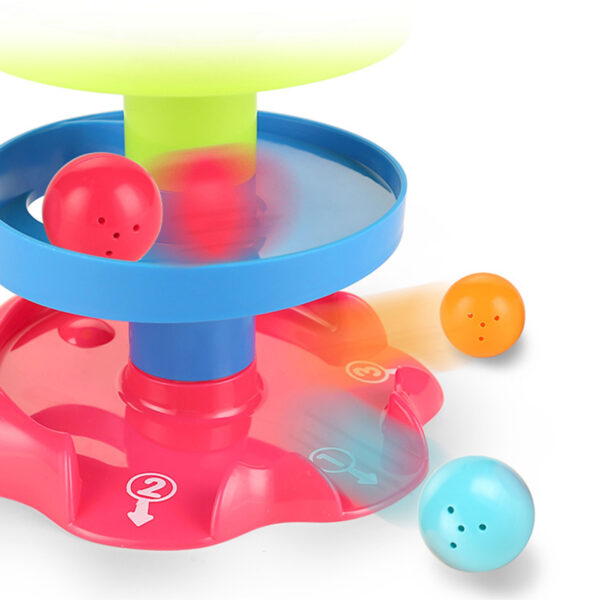 WOOPIE BABY Kulodrom Tor Kulkowy Zestaw Spirala + 3 Kulki - 007