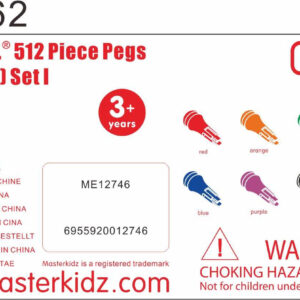 MASTERKIDZ Kolorowe Kołeczki Do Tablicy Naukowej 512 Sztuk 8 Kolorów - 004