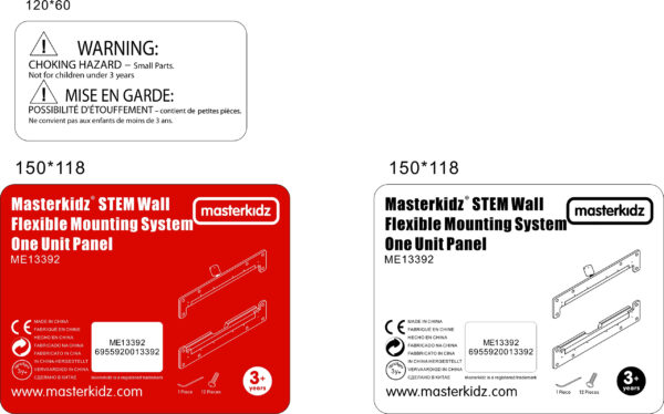 MASTERKIDZ STEM- System Montażowy Flex Do Tablic Edukacyjnych - 006