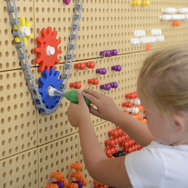 MASTERKIDZ Zestaw Narzędzia Z Wkrętarką 8 Elementów Do Tablicy Naukowo-Kreatywnej STEM - 009