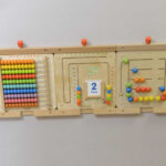 MASTERKIDZ Górna i Dolna Belka do Montażu 1 Tablicy Edukacyjnej Flex - 003