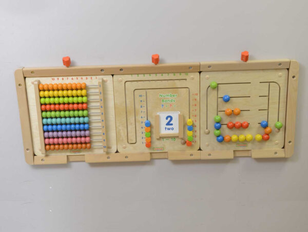 MASTERKIDZ Górna i Dolna Belka do Montażu 1 Tablicy Edukacyjnej Flex - 003