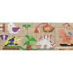 MASTERKIDZ Geometryczne Elementy 8 Kolorów 256 szt Akcesoria do tablic STEM - 004