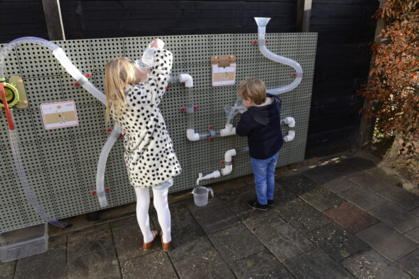 MASTERKIDZ Panel Ścienny Tablica Naukowa Kreatywna STEM Tablica na zewnątrz Outdoor + Panel Monatażowy 120x80cm - 004