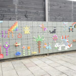 MASTERKIDZ Panel Ścienny Tablica Naukowa Kreatywna STEM Tablica na zewnątrz Outdoor + Panel Monatażowy 120x80cm - 005