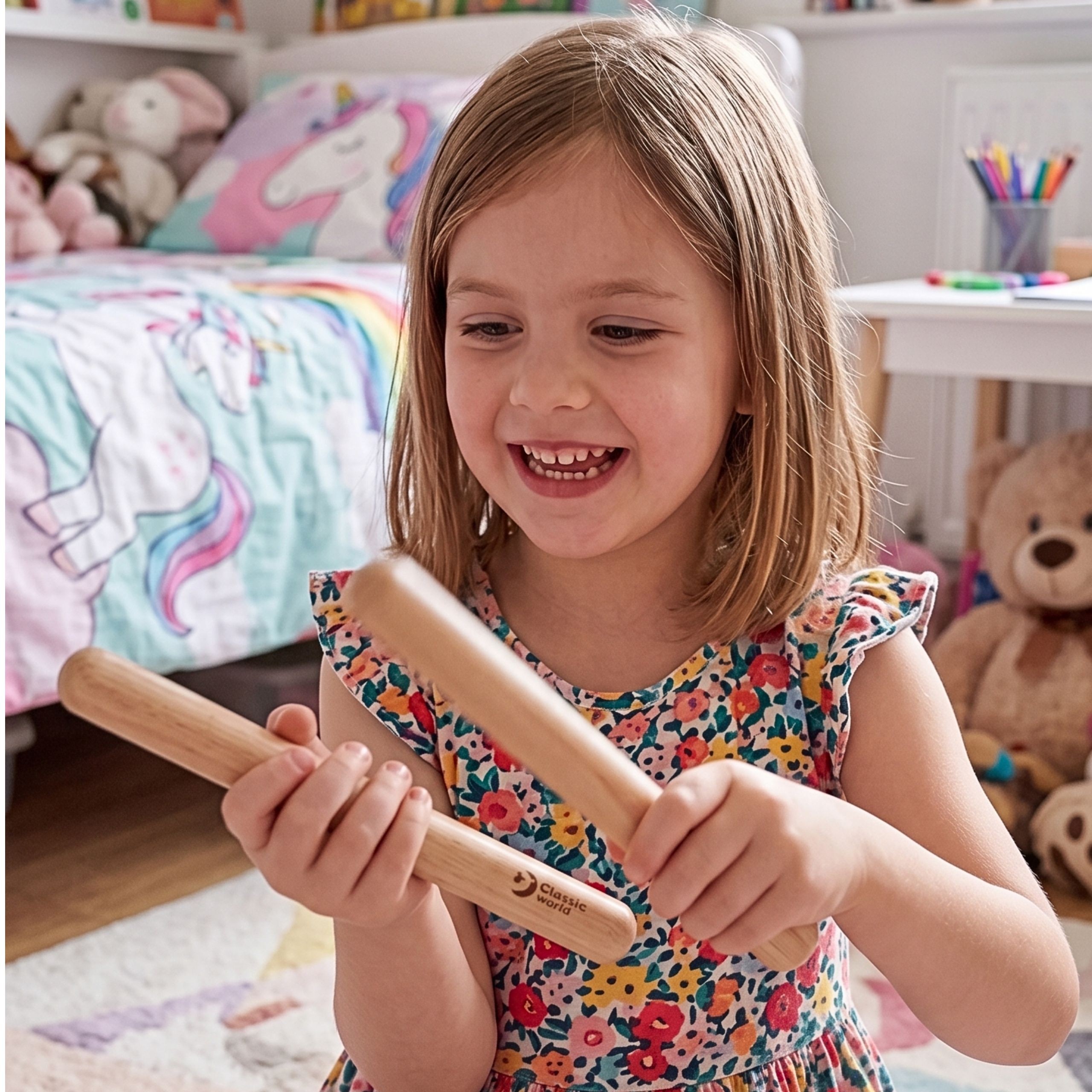 CLASSIC WORLD EDU Instrument Muzyczny Klawesy dla Dzieci - 004