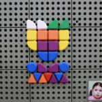 MASTERKIDZ Zestaw Kołeczki w kształcie figur geometrycznych 64szt do tablic STEM - 004