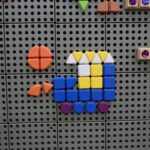 MASTERKIDZ Zestaw Kołeczki w kształcie figur geometrycznych 64szt do tablic STEM - 008