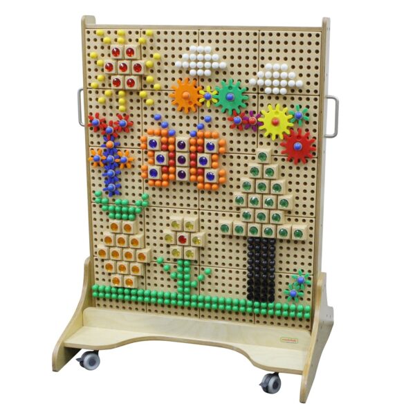 MASTERKIDZ Drewniana Tablica STEM Wolnostojąca - 008