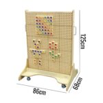 MASTERKIDZ Drewniana Tablica STEM Wolnostojąca - 012