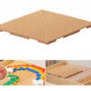 MASTERKIDZ Drewniany Stół Edukacyjny + AKCESORIA STEM WALL + 135 Klocków - 006
