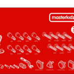 MASTERKIDZ Zestaw Akcesoriów Mix Kołeczki Śrubki Narzędzia 352 el. - 007