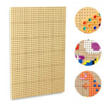 MASTERKIDZ Panel Ścienny Tablica Naukowa Kreatywna STEM 120x80 cm Bez Panelu Montażowego - 001