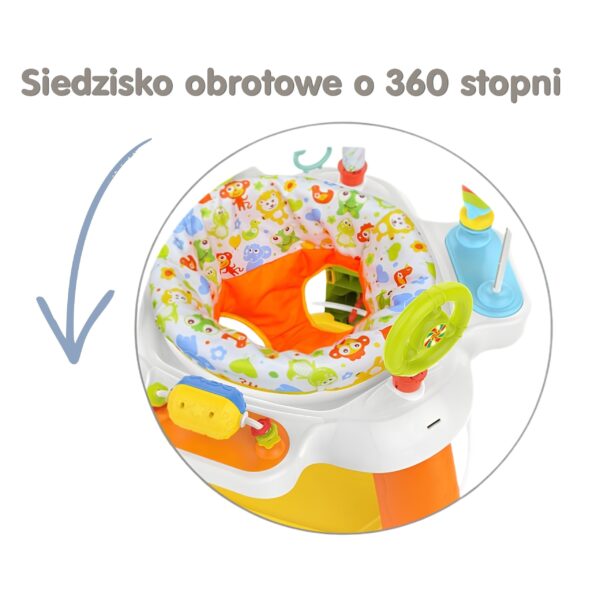WOOPIE BABY Siedzisko Obrotowe Interaktywne Centrum Aktywności 12m+ - 005