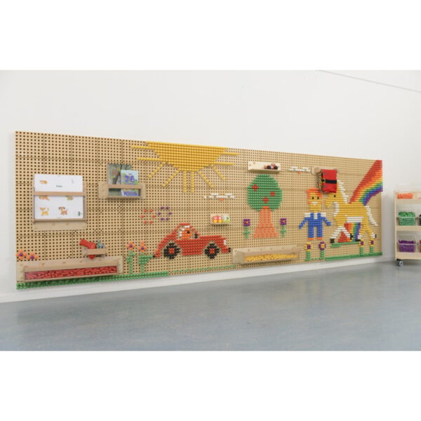 MASTERKIDZ Panel Ścienny Tablica Naukowa Kreatywna STEM 120x80 cm Bez Panelu Montażowego - 005