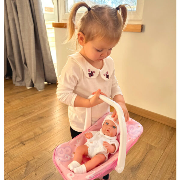 WOOPIE ROYAL Zestaw Lalka Bobas 30,5 cm + Nosidełko Różowe - 003