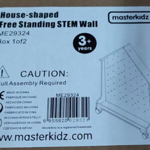 MASTERKIDZ Drewniana Tablica STEM Wolnostojąca XXL w Kształcie Domu - 007