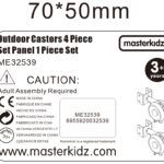 MASTERKIDZ Kółka do Tablicy Wolnostojących STEM 4 szt. - 005