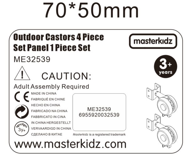 MASTERKIDZ Kółka do Tablicy Wolnostojących STEM 4 szt. - 005