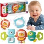 WOOPIE BABY Zawieszka Wózka Łóżeczka Sensoryczna Grająca Grzechotka Lusterko 6m+ - 001