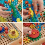 MASTERKIDZ Zestaw Akcesoriów Mix Koła Zębate do Paneli Ściennych STEM 198 el. - 005
