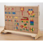 MASTERKIDZ Zestaw Geometrycznych Kształtów Klocków do Paneli Ściennych STEM 260 el. - 004