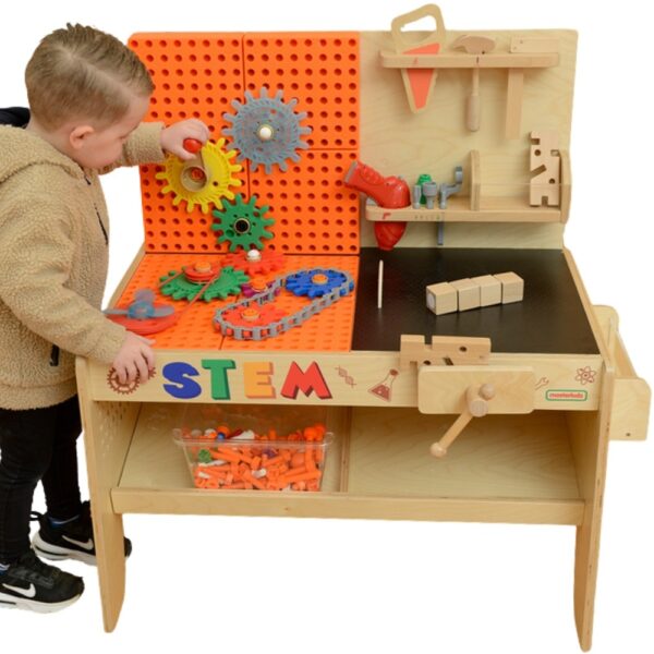 MASTERKIDZ Drewniany Warsztat XXL Montessori STEM z Narzędziami - 001 MASTERKIDZ Drewniany Warsztat XXL Montessori STEM z Narzędziami - 001