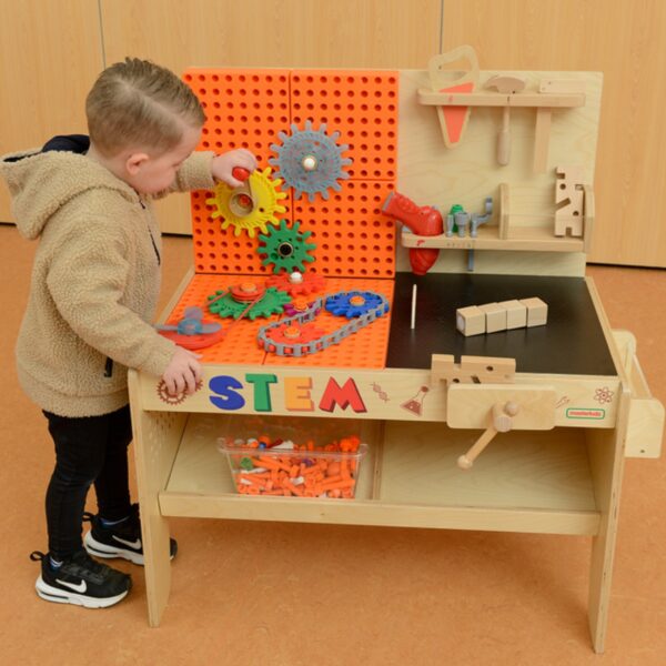 MASTERKIDZ Drewniany Warsztat XXL Montessori STEM z Narzędziami - 003