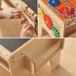 MASTERKIDZ Drewniany Warsztat XXL Montessori STEM z Narzędziami - 005