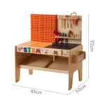MASTERKIDZ Drewniany Warsztat XXL Montessori STEM z Narzędziami - 008
