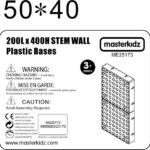 MASTERKIDZ Panel Ścienny Tablica Naukowa Kreatywna STEM 40x20 cm Bez Panelu Montażowego - 002
