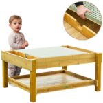 Wielofunkcyjny Panel STEM Masterkidz Outdoor Drewno Akacjowe - 001