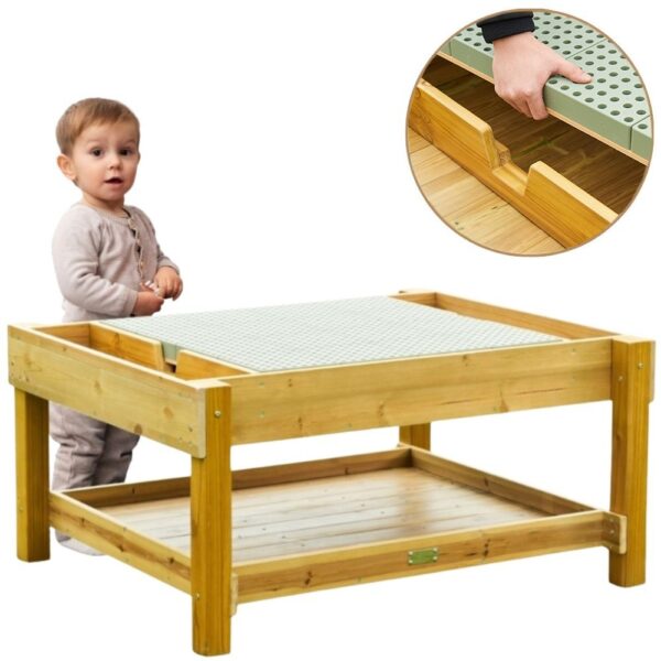 Wielofunkcyjny Panel STEM Masterkidz Outdoor Drewno Akacjowe