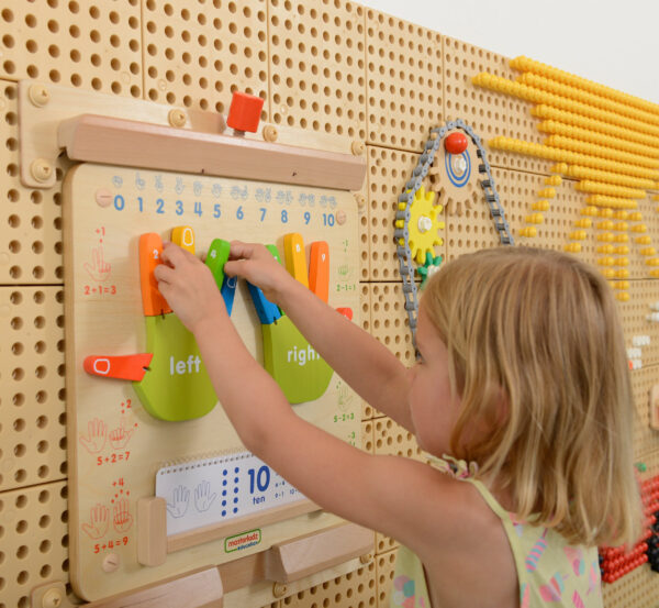 Nauka liczenia ścienna tablica sensoryczna Flex Montessori - Masterkidz - 003