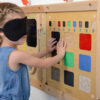 MASTERKIDZ Tablica Edukacyjna Rozpoznawanie Materiałów Faktur Zmysł Dotyku - 002