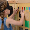 MASTERKIDZ Tablica Edukacyjna Rozpoznawanie Materiałów Faktur Zmysł Dotyku - 003